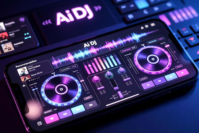 develop ai music generator app, ai dj app and ai music learn app