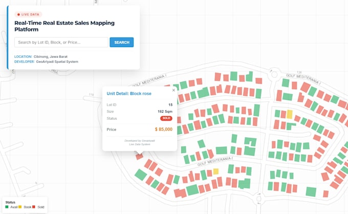 create interactive webgis with realtime data via google sheets
