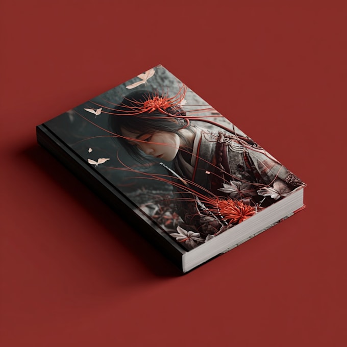 create a unique book cover art design