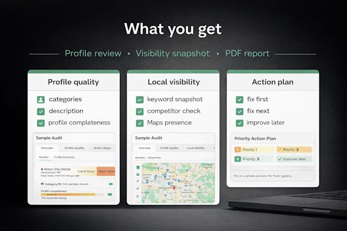 audit your google business profile and local visibility
