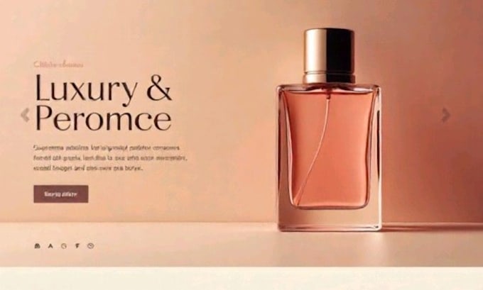 design perfume shopify store, fragrance website design, beauty shopify store