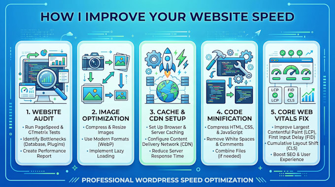 fix your slow wordpress website speed and performance