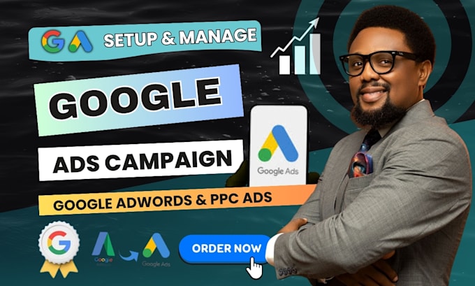 setup and manage your google ads, optimize PPC campaigns, ads copy and testing