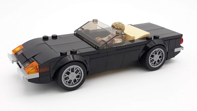 design a custom 3d lego moc, with bricklink studio files and pdf instructions