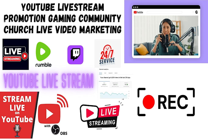 promote youtube live stream video promotion video streaming live engagement