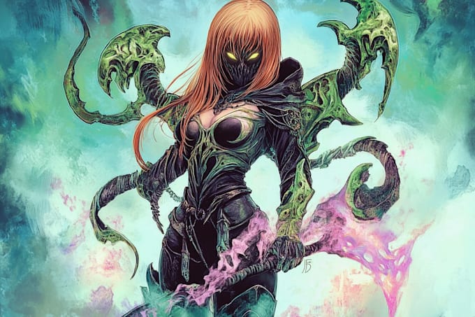 do horror character and fantasy horror character art