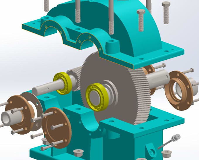 do mechanical and industrial 3d cad modeling for manufacturing