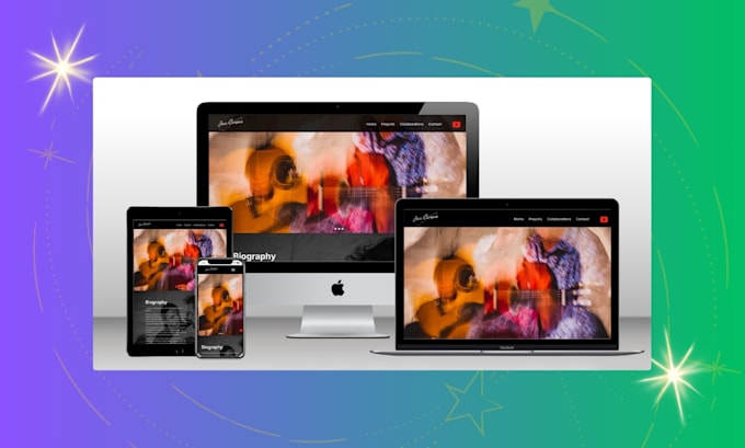 create your author website