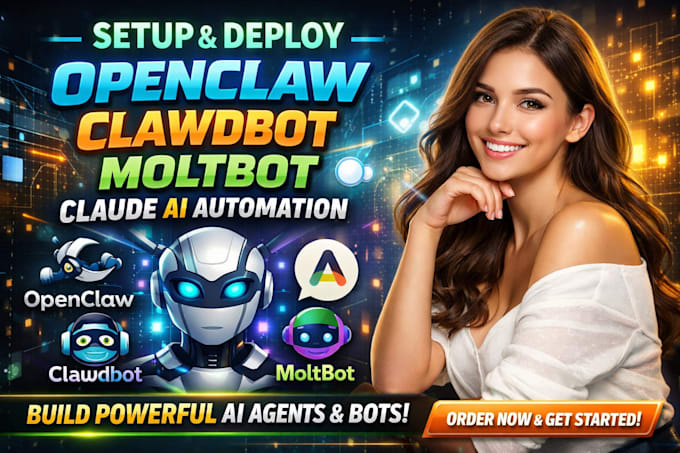 setup deploy openclaw open claw clawdbot moltbot claude ai agent automation bot