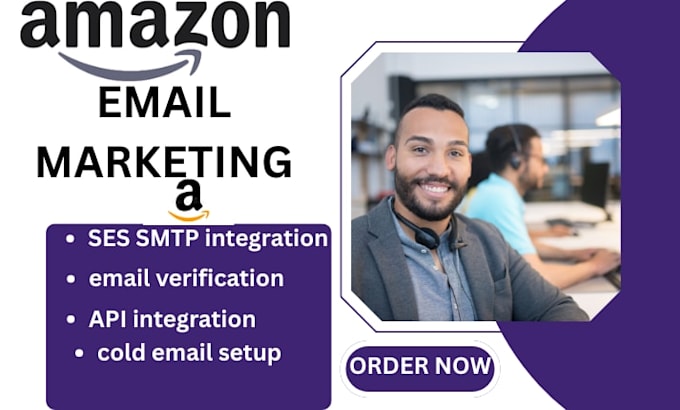 setup amazon ses domain verification SMTP integration amazon ses  email delivery