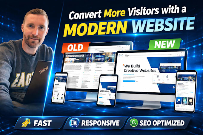 create high converting wordpress website design and redesign