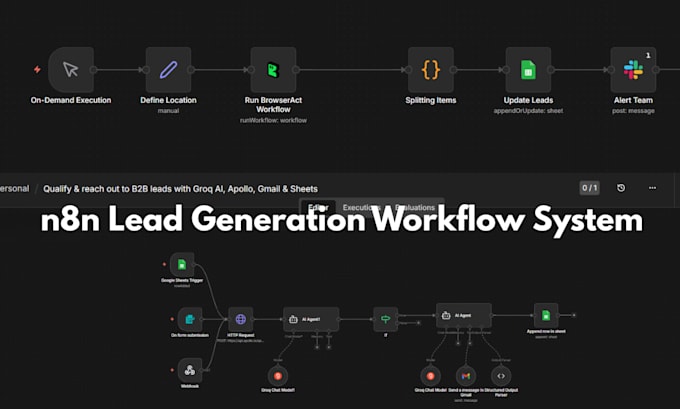 do n8n ai lead generation automation client acquisition system crm integration