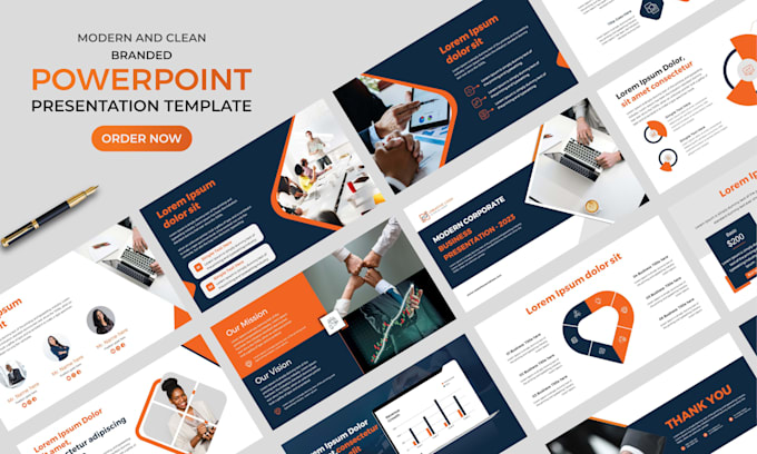 design custom PPT slide, sales deck and branded presentation