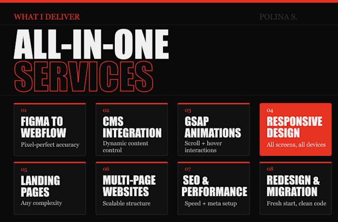 build a custom webflow website with animations and cms