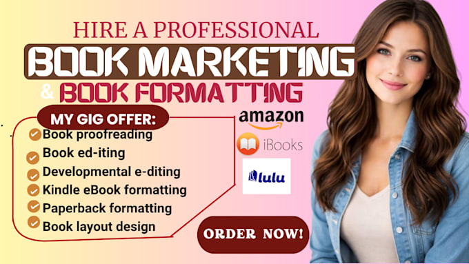 do a pro ebook and paperback formatting for amazon kdp, draft2digital, lulu