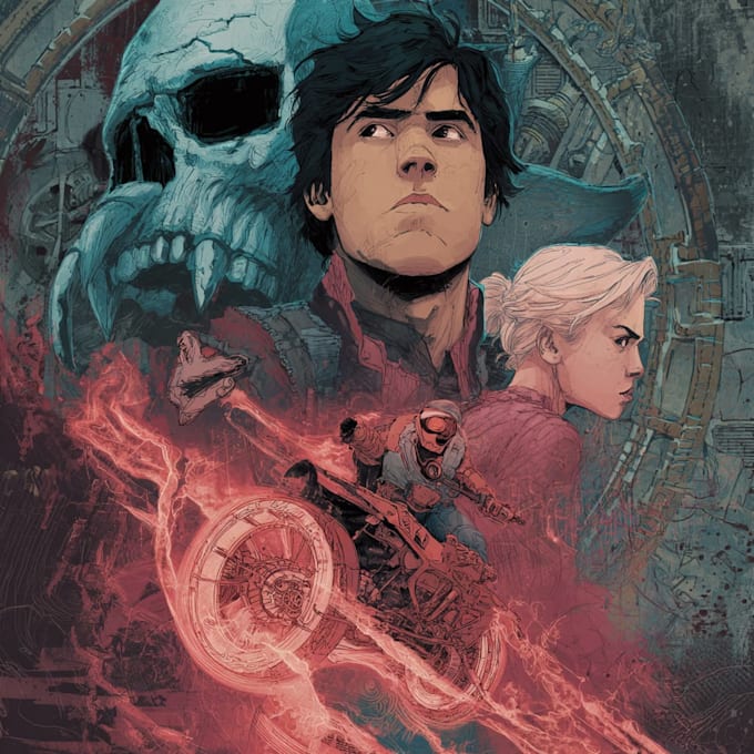 do book cover design comic book illustration comic cover art