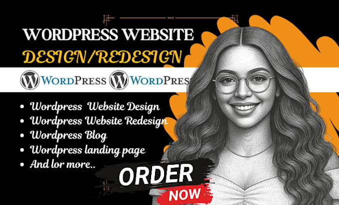 build wordpress website design redesign wordpress full stack website development