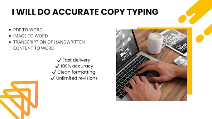 retype documents into clean and professional word format