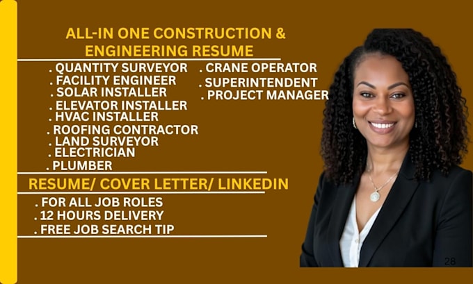 craft ats optimized construction resumes for all roles