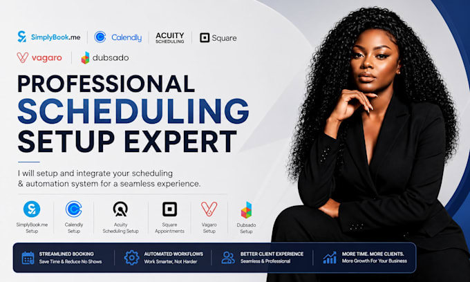 setup simplybook me calendly acuity scheduling square site, vagaro, dubsado