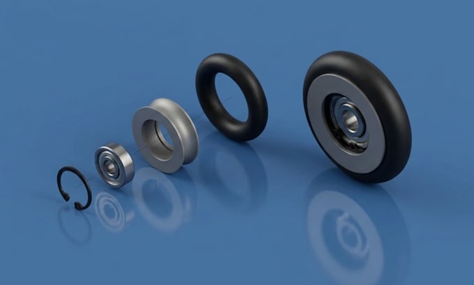 make machinery 3d models and renders