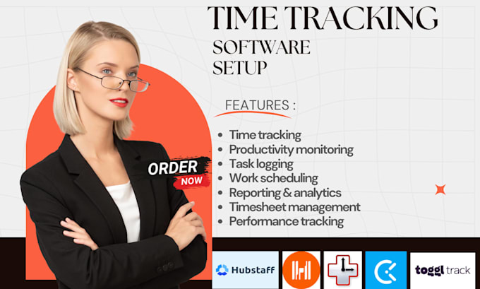 setup time tracking software hubstaff harvest rescuetime clockify toggl wrike