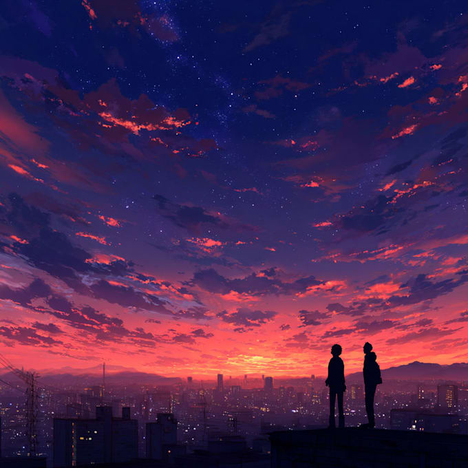 draw vtuber background in anime style