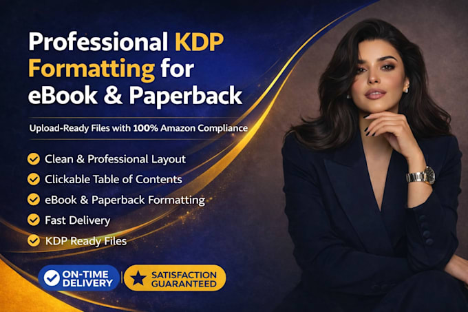 do book editing and book formatting for amazon KDP paperback, book publishing