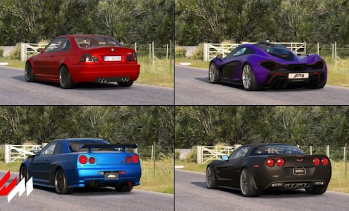 do conversion on any 3d car model into assetto corsa