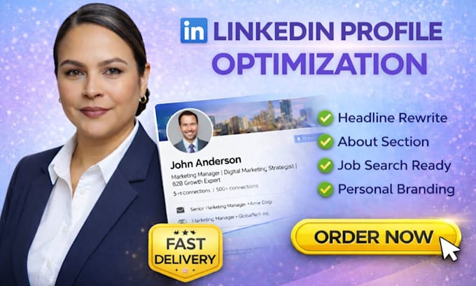 fully design revamp and optimize your linkedin profile