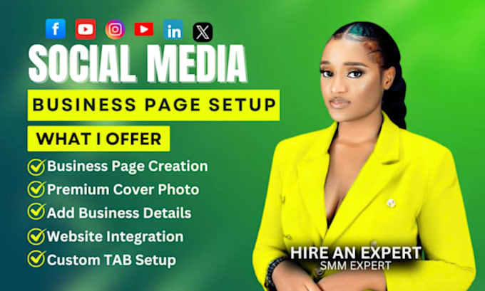 create and setup facebook business page