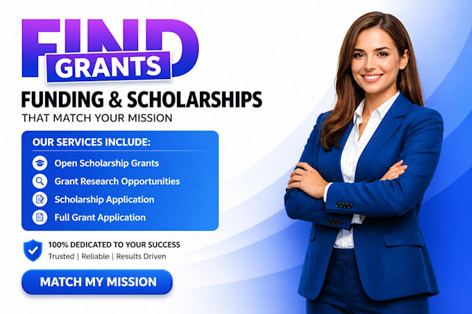 identify grant funding opportunities apply scholarship that match your mission