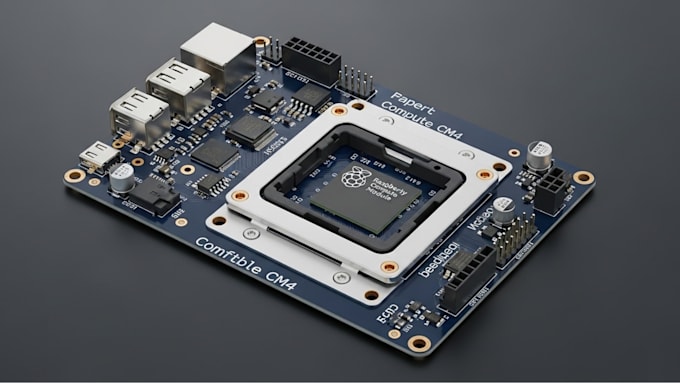 design pcb for raspberry pi compute module cm4 cm5, carrier board, cm5 io board