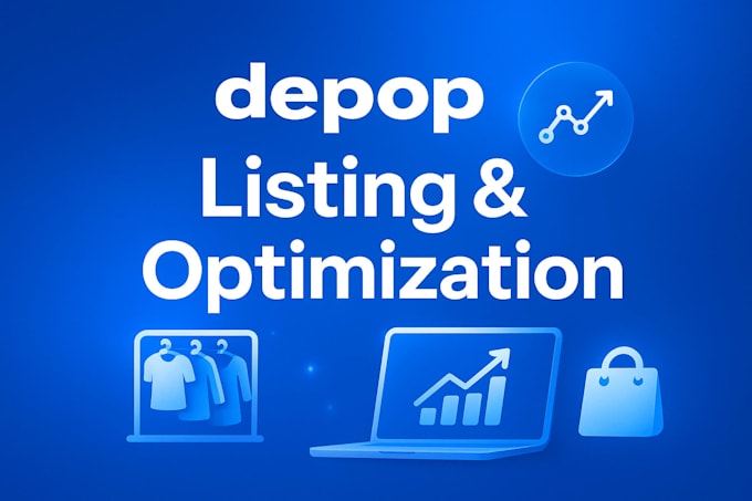 do depop product listing, product upload and optimization