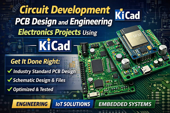 circuit development pcb design and engineering electronics projects using kicad
