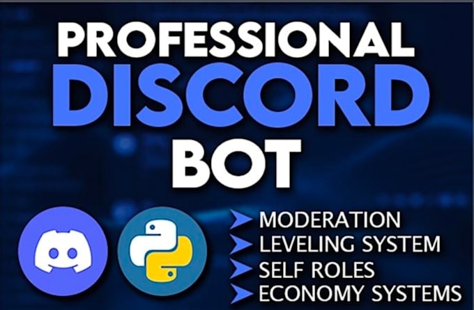 build a professional discord bot with custom features and UI