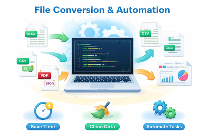 convert and automate files using python scripts