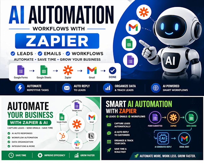 build zapier ai automation for busnesess