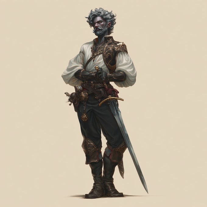 do dnd character art, illustration, commission art