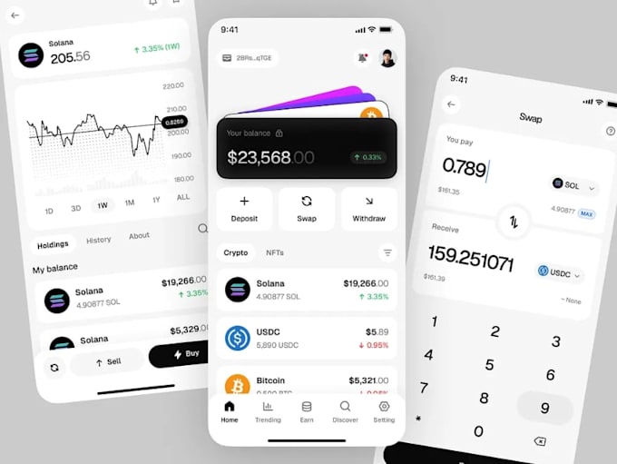 develop crypto wallet app crypto exchange platforms defi dapp blockchain app
