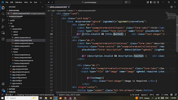 angular dot net core web app bug fixing and development expert
