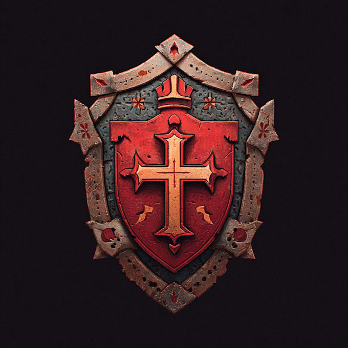 make unique medieval, fantasy, rpg, mmorpg game logo title