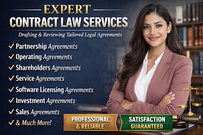 draft professional, legally enforceable contracts and business agreements