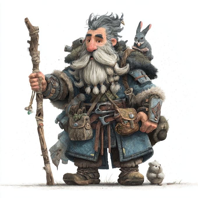Draw high quality fantasy character illustration for you by Marlonvage ...