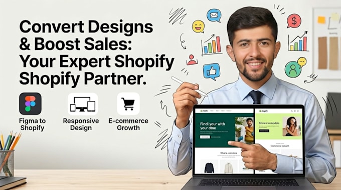 create a high converting shopify store  edit redesign automated shopify
