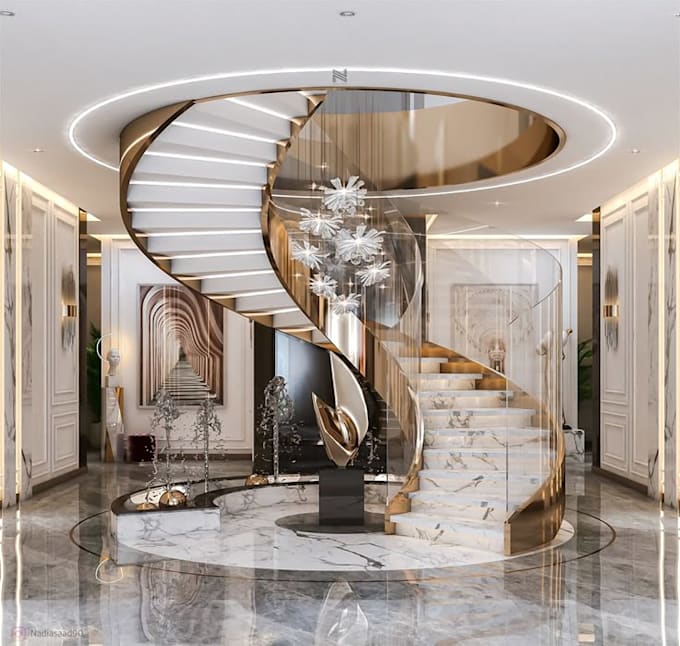 create professional staircase design for your house plan