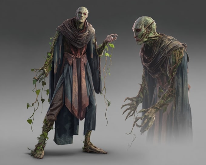 do horror character and fantasy horror character art