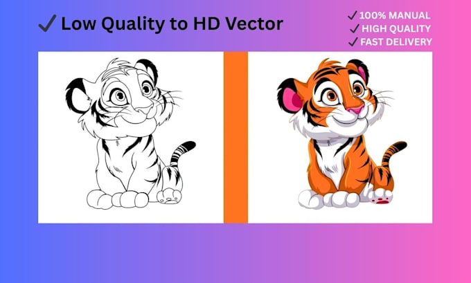 manually vector trace, convert logo to vector, redraw image