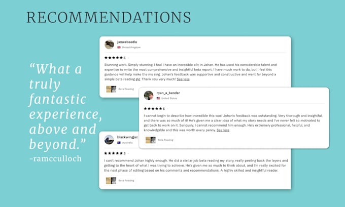 provide inline comments on your manuscript up to 80k words