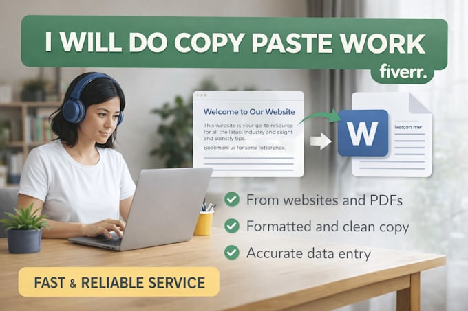 convert PDF to word and do typing work manually